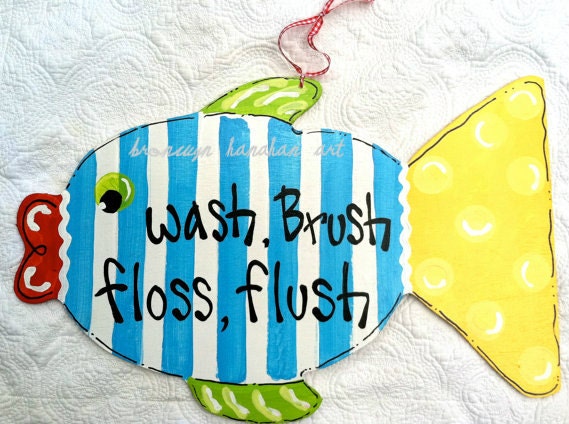 Fun Fish Bathroom Rules