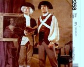 McCalls Sewing Pattern, Costumes, Mens Size 36, 38, 40, Revolutionary Costume