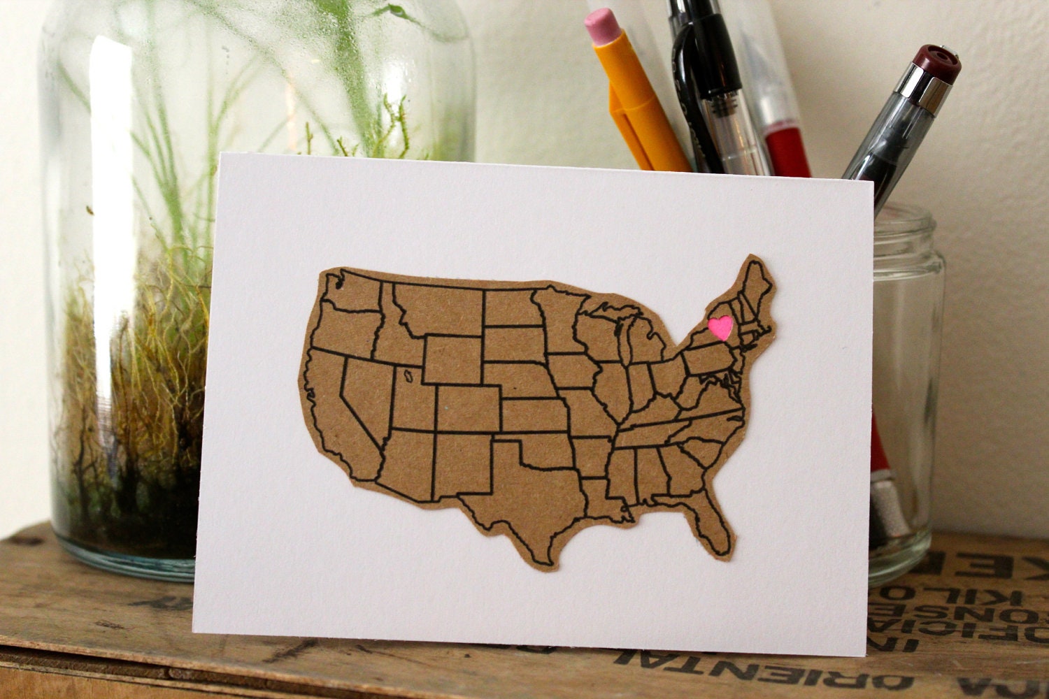 New York State Greeting Card // Thinking of You