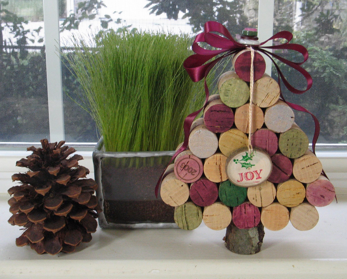Petite Wine Cork Christmas Tree