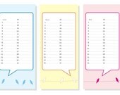 Pastel shabby chic bird on a wire dorm decor back to school desk accessory Diy printable perpetual calendar 5"X11" bird on a wire