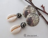 Silver Tribal Earrings, Long Silver Earrings, Metalwork Dangle Earrings, Tribal Jewelry, Exotic Ethnic African Earrings