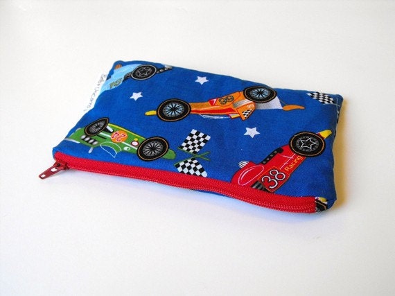 Reusable Snack Bag with Zipper -- Vroom Vroom