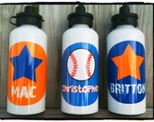 Personalized Aluminum Water Bottle - You pick from ANY of our designs