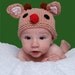 Hand Knitted Rudolph the Red Nosed Reindeer Baby Hat - Children Clothing Children Christmas-RUDY RUDY RUDY