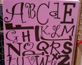 Alphabet wall hanging, perfect for classroom or nursery