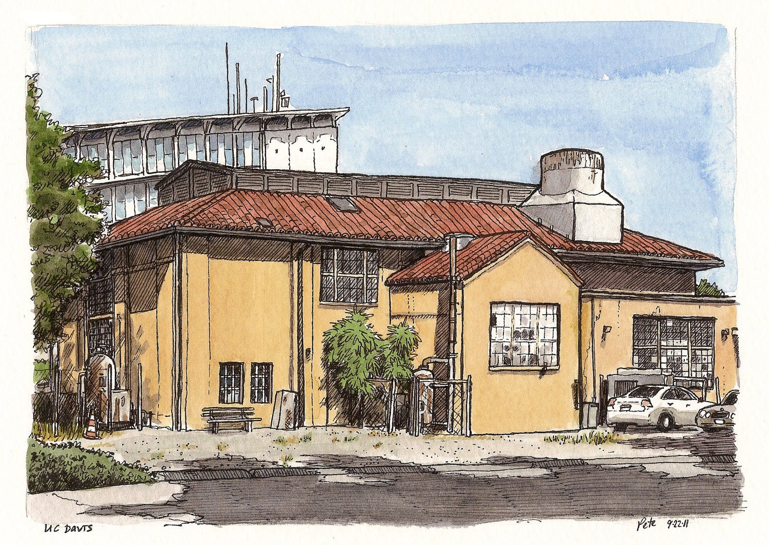 old boiler building, uc davis (original drawing)