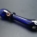 Flower Millies on a Large Chillum Glass Pipe