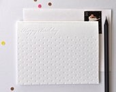 Happy Birthday Letterpress Card