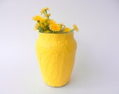 Yellow Vase / small taper vase / yellow Home Decor / made to order