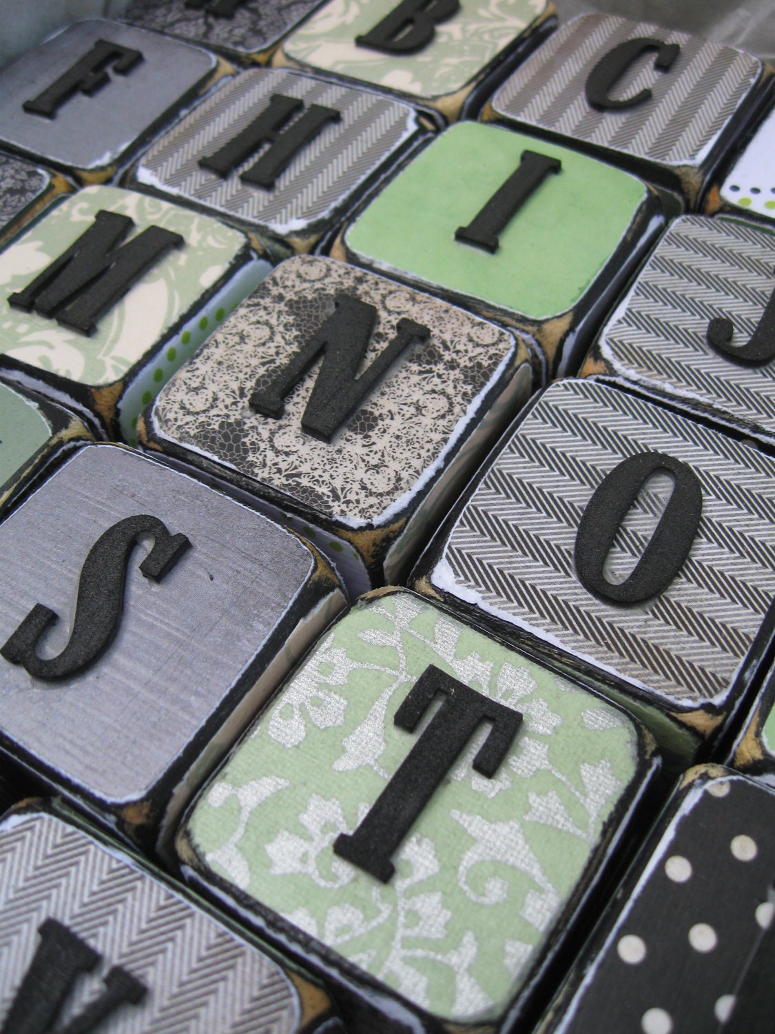 Decorative Baby Blocks - Set of Eight