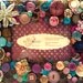Grey, Purple & Turquoise Button Picture Frame for 4"x6" photo