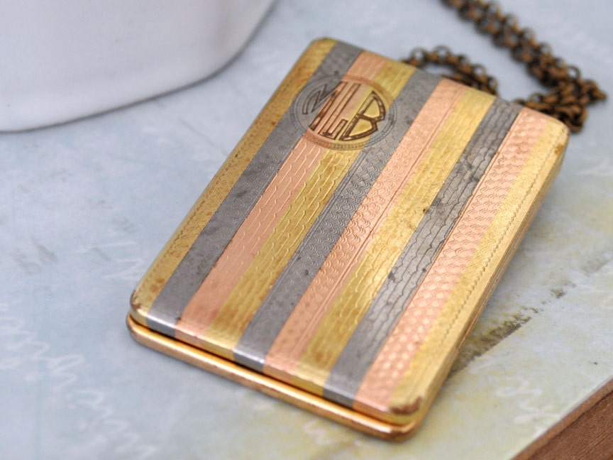 VINTAGE BOOK LOCKET gold filled book style locket necklace with long chain