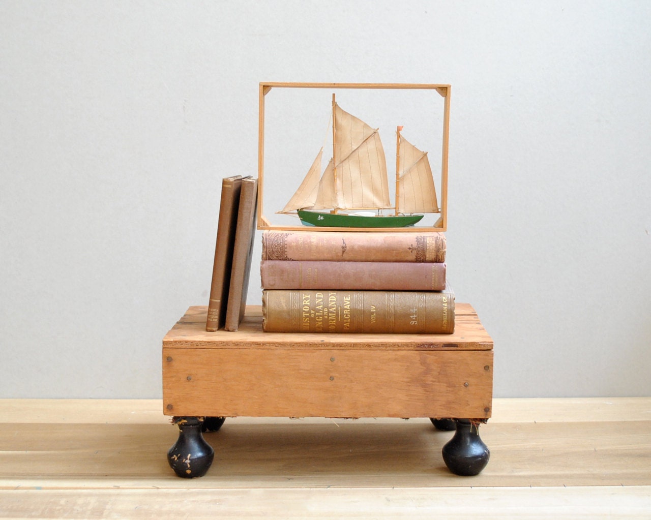 Vintage Model Sailboat