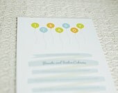 BALLOONS & RIBBONS - it's a boy customized printable baby shower invitation, pink purple