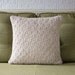 Soft Neutral Knitted Pillow  / Cushion Cover /// Celt