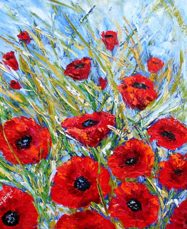 Notecards of Original Paintings by Karen Tarlton - Mixed - Pack of 5 - vineyard, poppies, rooster sunflowers, New York
