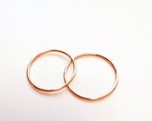 Halo ring (14K solid rose gold)