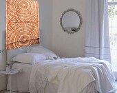 Custom Vintage-Styled Wall Hanging / Floor Cloth, Tunisian / Morocco / Tuareg / African / Ethnic / Tribal Patterns