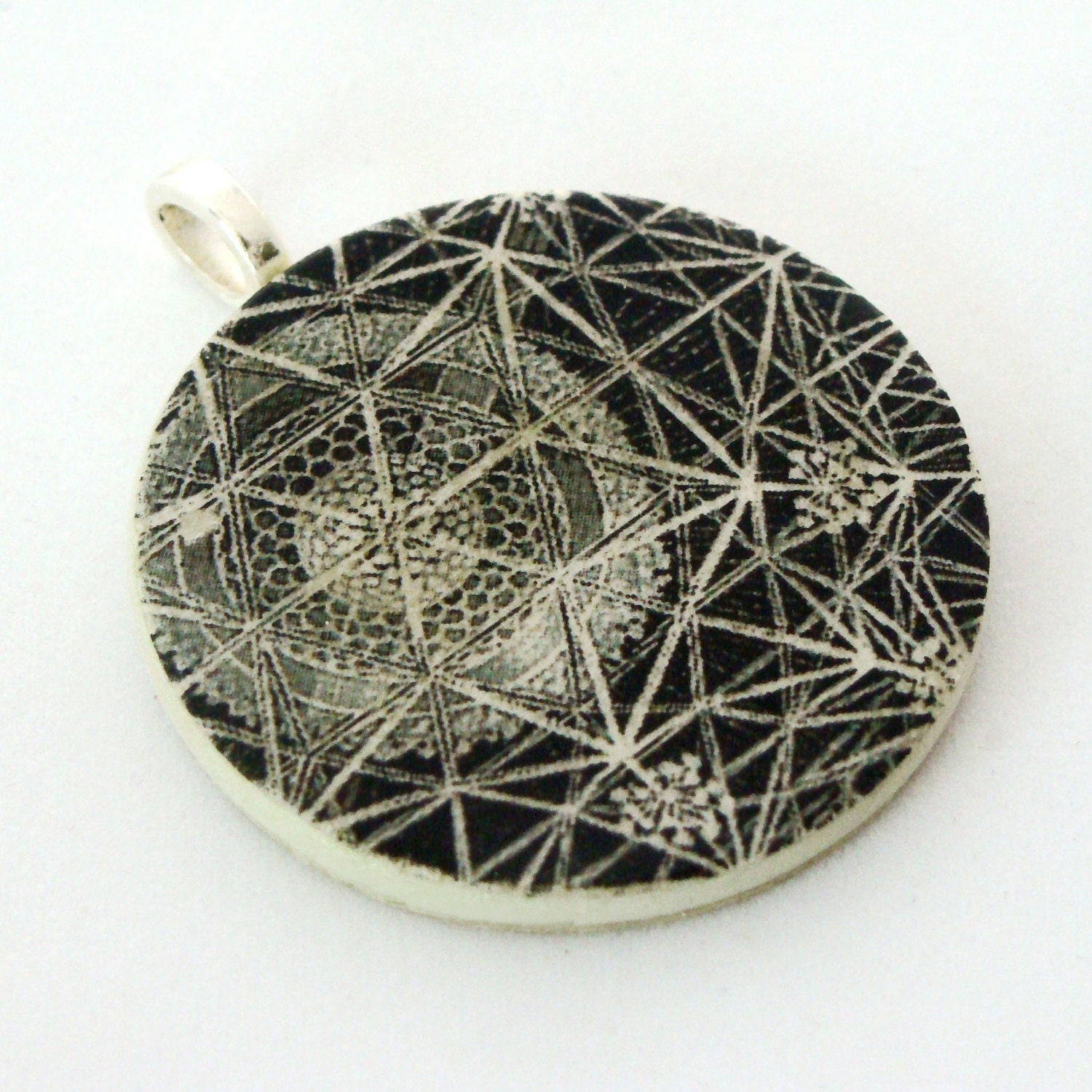 Pendant, Grafica, Handmade Decoupaged, FREE SHIPPING