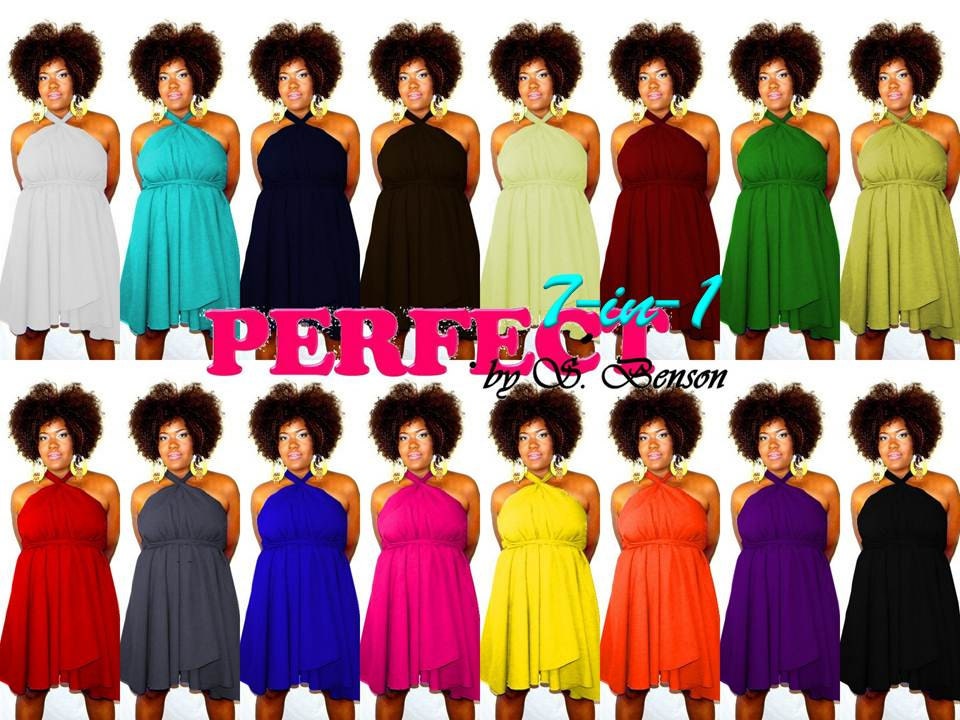 Convertible Short Dress Tunic Skirt Sizes ( 2 - 26 ) 25" L ... Pick your color Made to Order