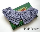 Detachable Crochet Collar Pattern, PDF download, DIY tutorial