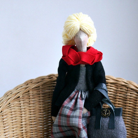 Custom OOAK Fabric Doll Made To Order