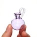 Miniature Pitcher with Double Handles in Purple Glass