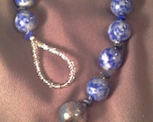 Denim Lapis and Sodalite Gratitude Meditation Beads