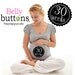 SAME DAY SHIPPING Belly Buttons Photo Prop Stickers, Pregnancy Maternity, Classic Black and White, Pregnancy Stickers