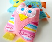 Owl Softie Embroidery Design for Machine Embroidery - Softie In-The-Hoop