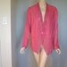 SALE Over Sized French Quarter Vintage Linen Crochet Lace Jacket ooak L