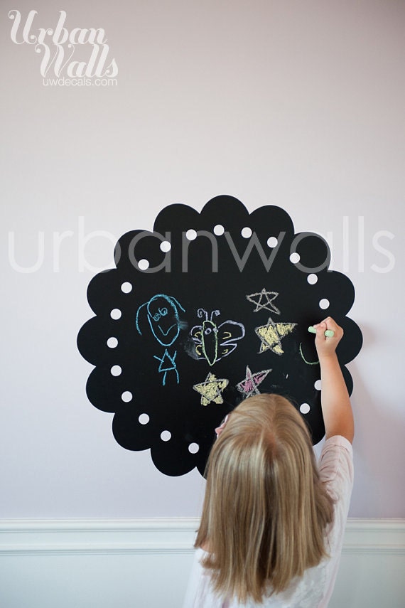 Chalk Wall Decal, Frame, Childrens Room Decal