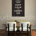 Vinyl Wall Sticker Decal Art - Keep Calm Carry On