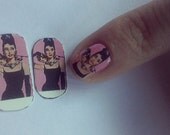 Breakfast at Tiffany's Holly Golightly Nail Decals