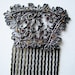 Rhinestone Hair Comb Spanish Style Art Nouveau