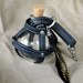Pirate Steampunk Leather and Feathered Drinking Bottle Reserved for Samuel Moore