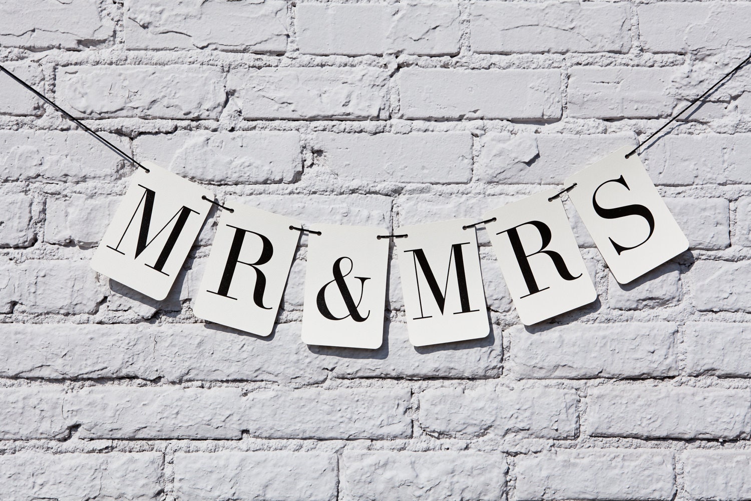 Mr. and Mrs. Rectangle Banner