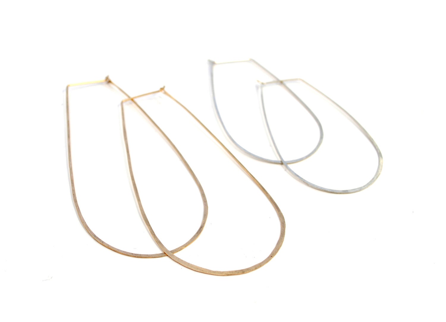 Small Gold Hoops Oval 1B35-2G