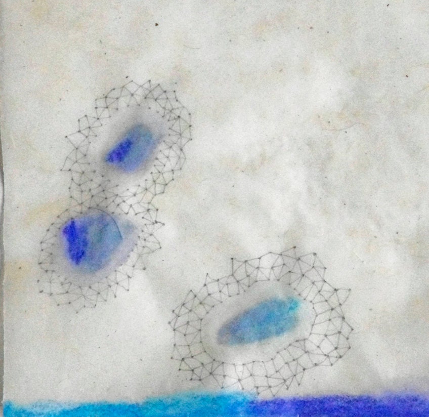 Summer Meditation no.4 / Mixed Media Drawing