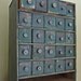 Vintage Blue-Green Cabinet/Chest RESERVED FOR SHAMFORGE