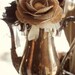 Burlap Flower Pen - Vintage Wedding