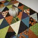 Halloween Table Runner Scaredy Cat Handmade Quilted Ready to Ship One of a Kind