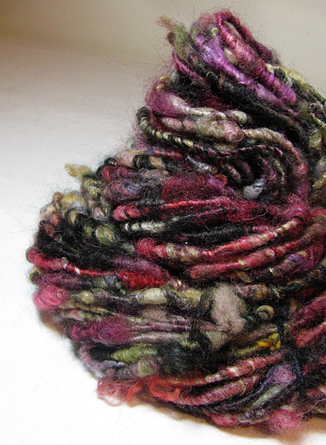 RESERVED for Marian Handspun Art Yarn Corespun Sheeping Beauties 'Lucrezia'