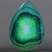 Banded Green Agate Designer Cabochon - AAA Drusy Geode - Large, 41mm (3413)
