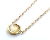 Gold and Diamond Coin Necklace, Nixin