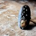 Mexican Fire Opal, Sterling Silver, Cocktail Ring, Saddle Ring... Sequined Fire...