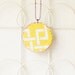 Wooden Cross-Stitch Pendant: Photo Love 04