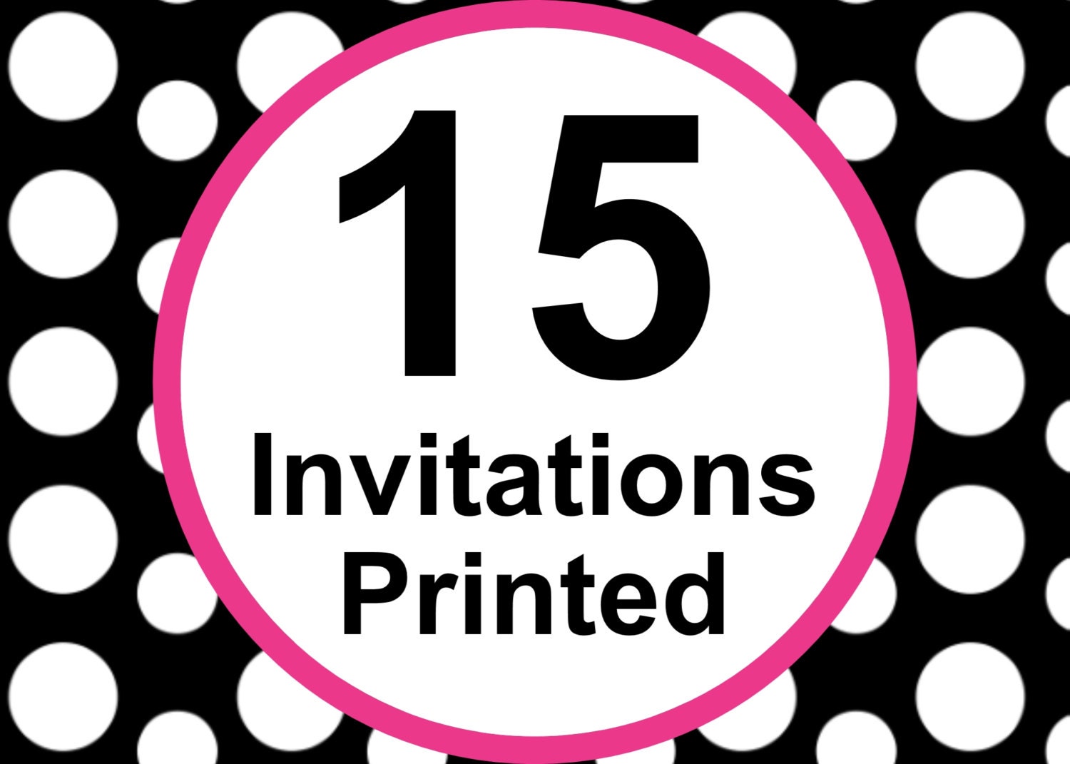 15 PRINTED INVITATIONS - Includes Envelopes Il_570xn