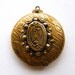 Vintage Locket Gold Metal Pendant